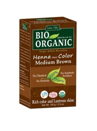 Henna für Haare ECO mittelbraun 100g INDUS VALLEY