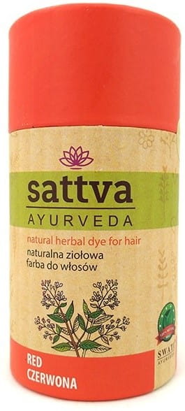 Coloration capillaire ayurvédique rouge 150g SATTVA