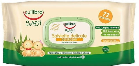 Lingettes nettoyantes pour enfants 72 pièces EQUILIBRA