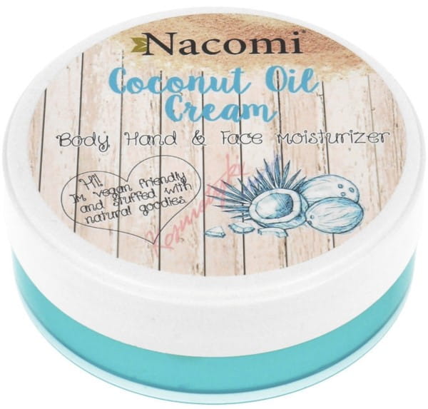 La crème de noix de coco 100 ml hydrate et soigne la peau NACOMI