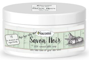 Le Savon Noir 200ml nettoie la peau des toxines NACOMI