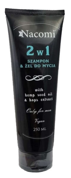 Men 2 in 1 shower gel 250ml NACOMI