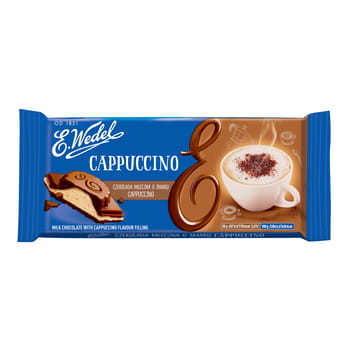 Milchschokolade mit Cappuccino-Füllung E. Wedel 100g