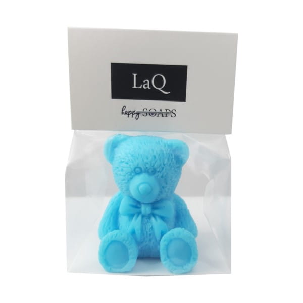 Savon petit ours, coloris bleu 30 g LAQ