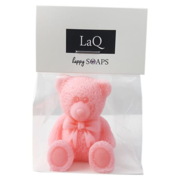 Savon, petit ours, couleur rose 30 g LAQ