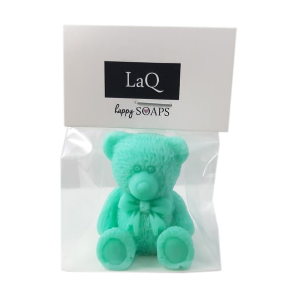 Small bear soap, green color 30 g LAQ