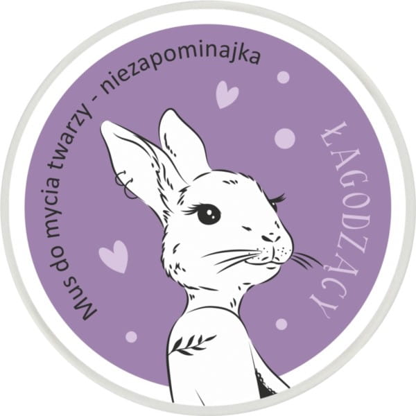 Forget-me-not bunny LAQ facial cleansing mousse