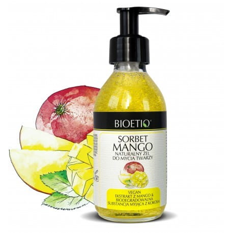 Mangue Sorbet Gel Nettoyant Visage Naturel BIOETIQ