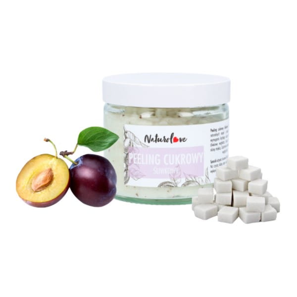 Plum sugar peeling 250 g NATUROLOVE