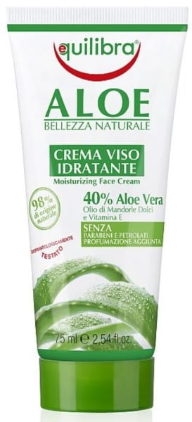 Crème visage Aloès 75ml EQUILIBRA