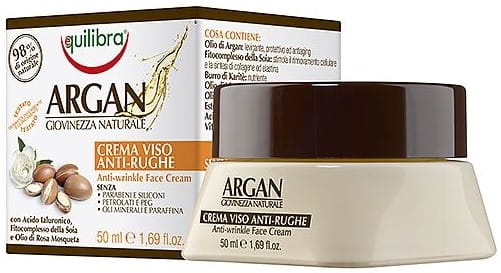 Crème visage anti-rides Argan EQUILIBRA