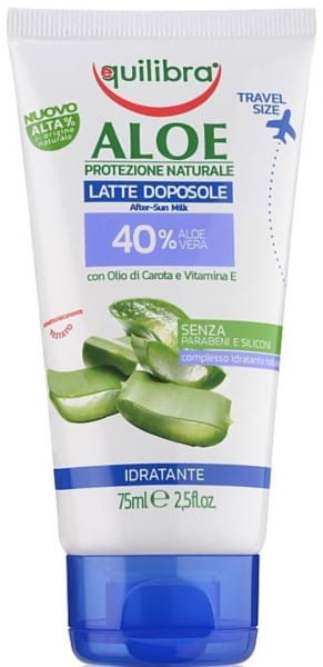 Lait Apres Soleil 40% Aloes 75ml EQUILIBRA