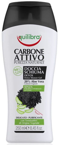 Shower gel with activated carbon 250ml EQUILIBRA