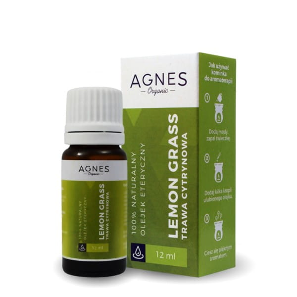 Lemongrass Essential Oil 12ml - AGNES ORGANIC