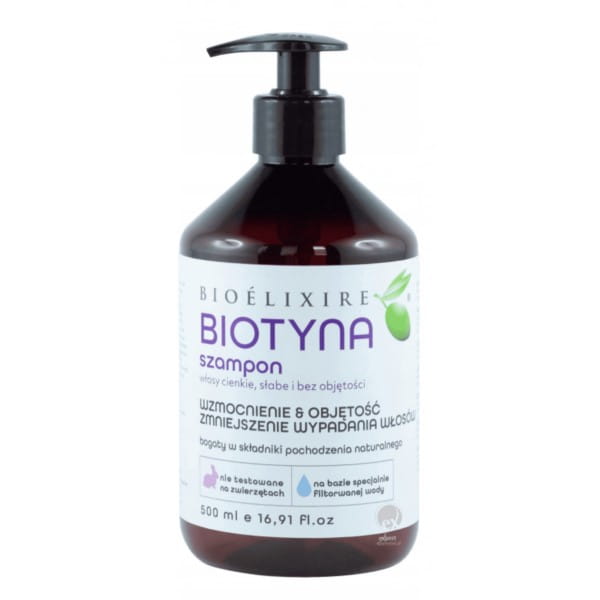 Shampooing fortifiant à la biotine 500 ml bioELIXIRE