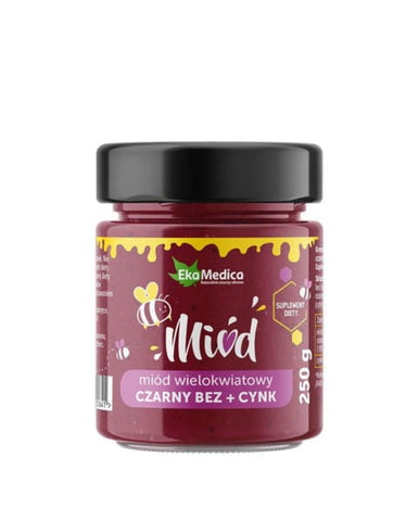 Miel de sureau et zinc 250 g EKAMEDICA