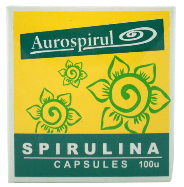 Spiruline 100 gélules Nettoie et désacidifie AUROSPIRUL