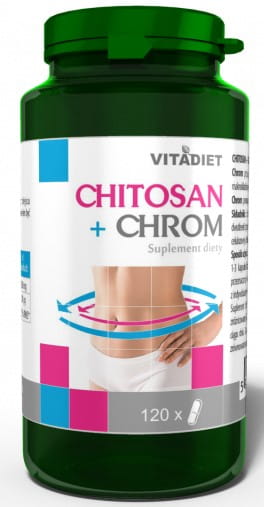 Chitosan + chrome 120 gélules VITADIET glycémie