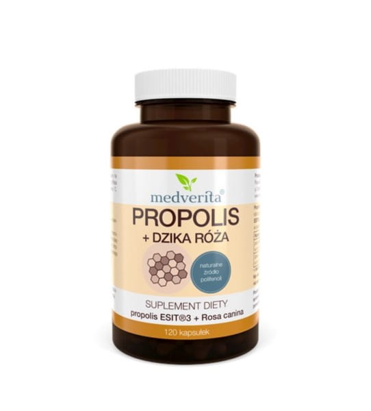 Wild rose propolis 120 capsules MEDVERITA