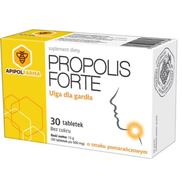 Propolis FORTE Orange 30 comprimés APIPOL-FARMA