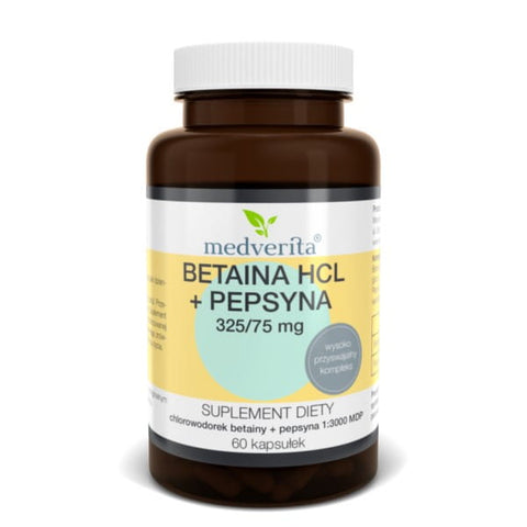 Bétaïne HCL + Pepsine 325/75 mg MEDVERITA