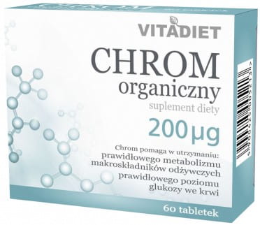 Chrome Bio 200 mcg 60 comprimés VITADIET