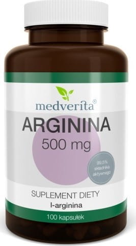 Arginine 500MG 100 Gélules MEDVERITA