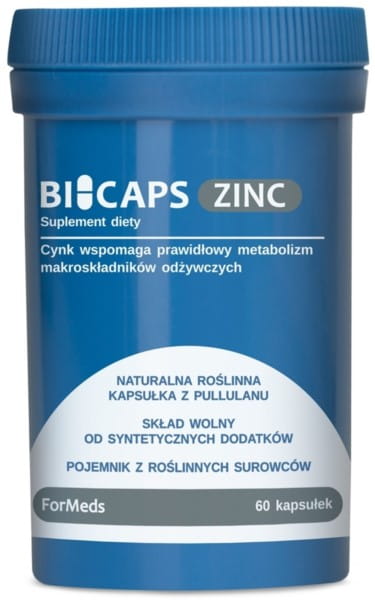 Bicaps Zinc 25 MG 60 Capsules Resistance FORMEDS