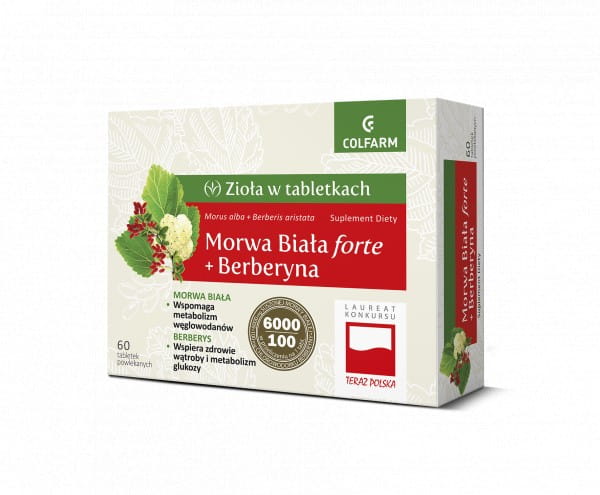 White Mulberry FORTE plus Berberine 60 tablets COLFARM