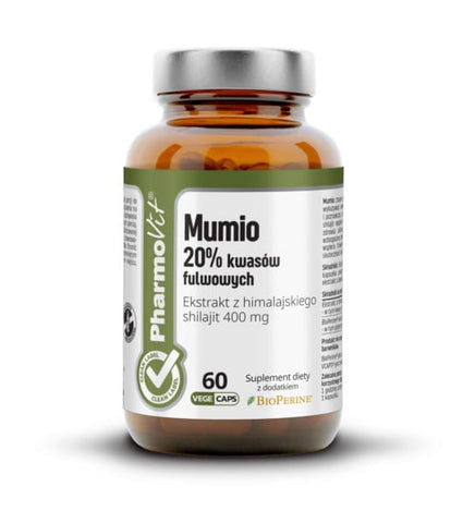 Mumio 20% Acide Fulvique Clean Label - PHARMOVIT