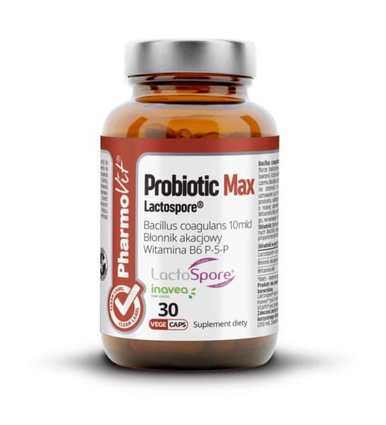 Probiotique max Lactospore 30 gélules - PHARMOVIT