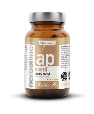 Apetil herbline 60 gélules améliore l'appétit PHARMOVIT