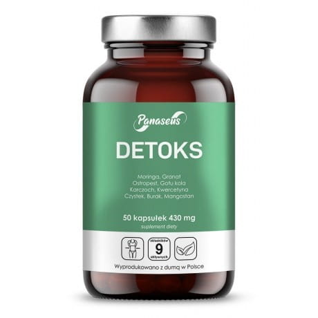 PANASEUS detox 50 cleansing capsules