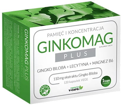 Ginkomag plus 120 capsules, better XENICOPHARMA storage