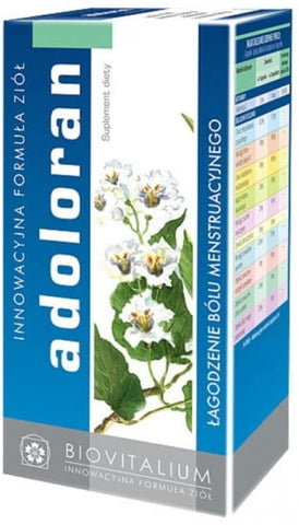 Adoloran menstrual pain 60 capsules BIOVITALIUM