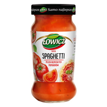 Soße in einem Glas Spaghetti Łowicz 350g