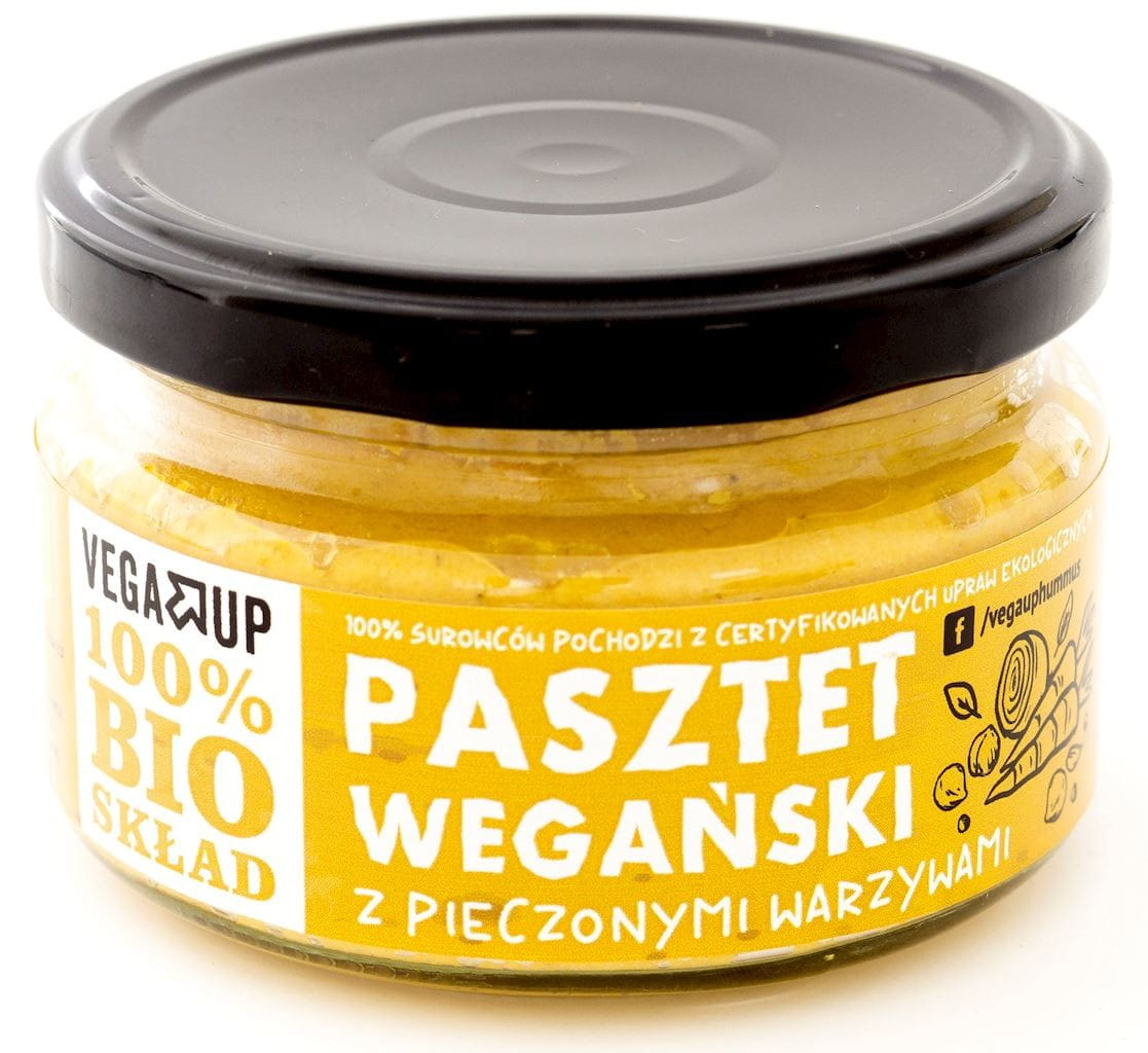 Vegane Pastete mit gebratenem Gemüse BIO 190 g - VEGA UP