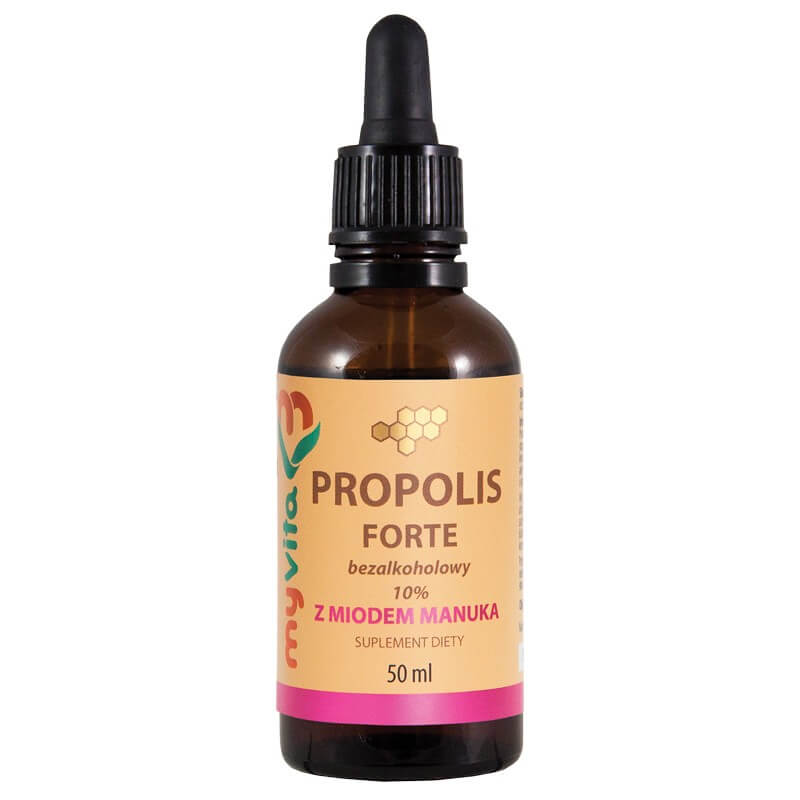 Propolis FORTE 10% 140 MG mit Manukahonig 168 MG Tropfen 50 ml MYVITA