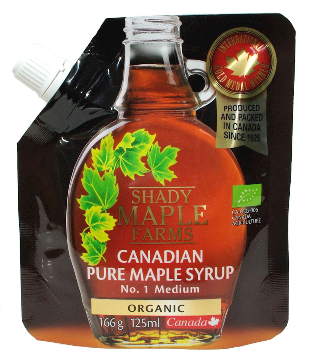 Ahornsirup und BIO 166 g (125 ml) - SHADY MAPLE FARMS