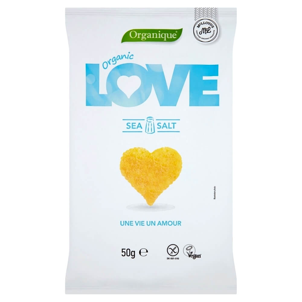 Liebe Maischips mit Meersalz glutenfrei BIO 50 g BIO