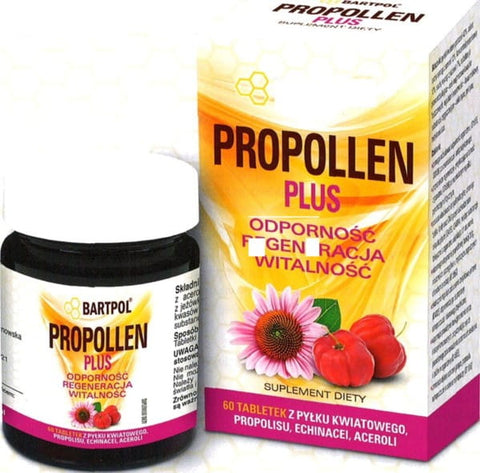 Propollen plus résistance 60 tab, régénération BARTPOL