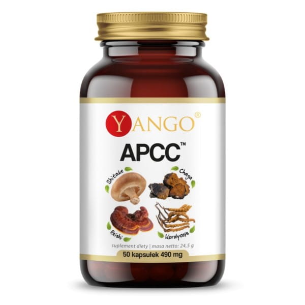 Apcc 100 capsules. Complexe de champignons YANGO