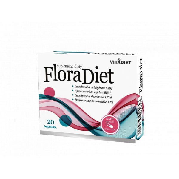 Flora Diet 20 gélules de l'intestin VITADIET