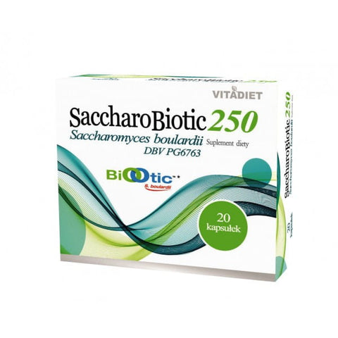 Saccharobiotique 250 20 gélules. Complément alimentaire VITADIET