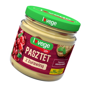 Vegane Pastete mit Preiselbeeren 180g Lovege