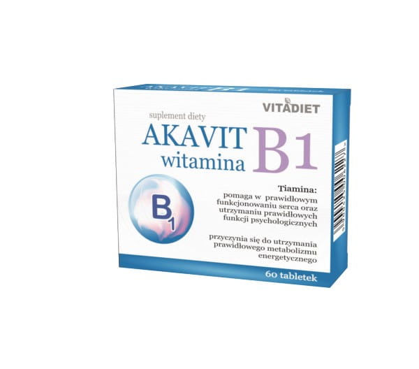 Akavit Vitamine B1 60 Tab VITADIET système nerveux