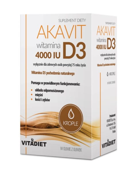 Akavit Vitamin D3 4000 IE 30 ml VITADIET