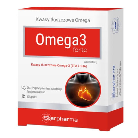 OMEGA 3 FORTE 60 Kapseln STARPHARMA Fettsäuren