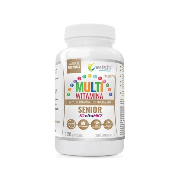 Multivitamin Senior 120 capsules WISH