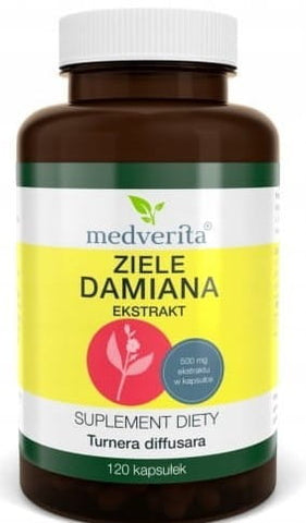 Damiana-Kraut 120 Kapseln MEDVERITA